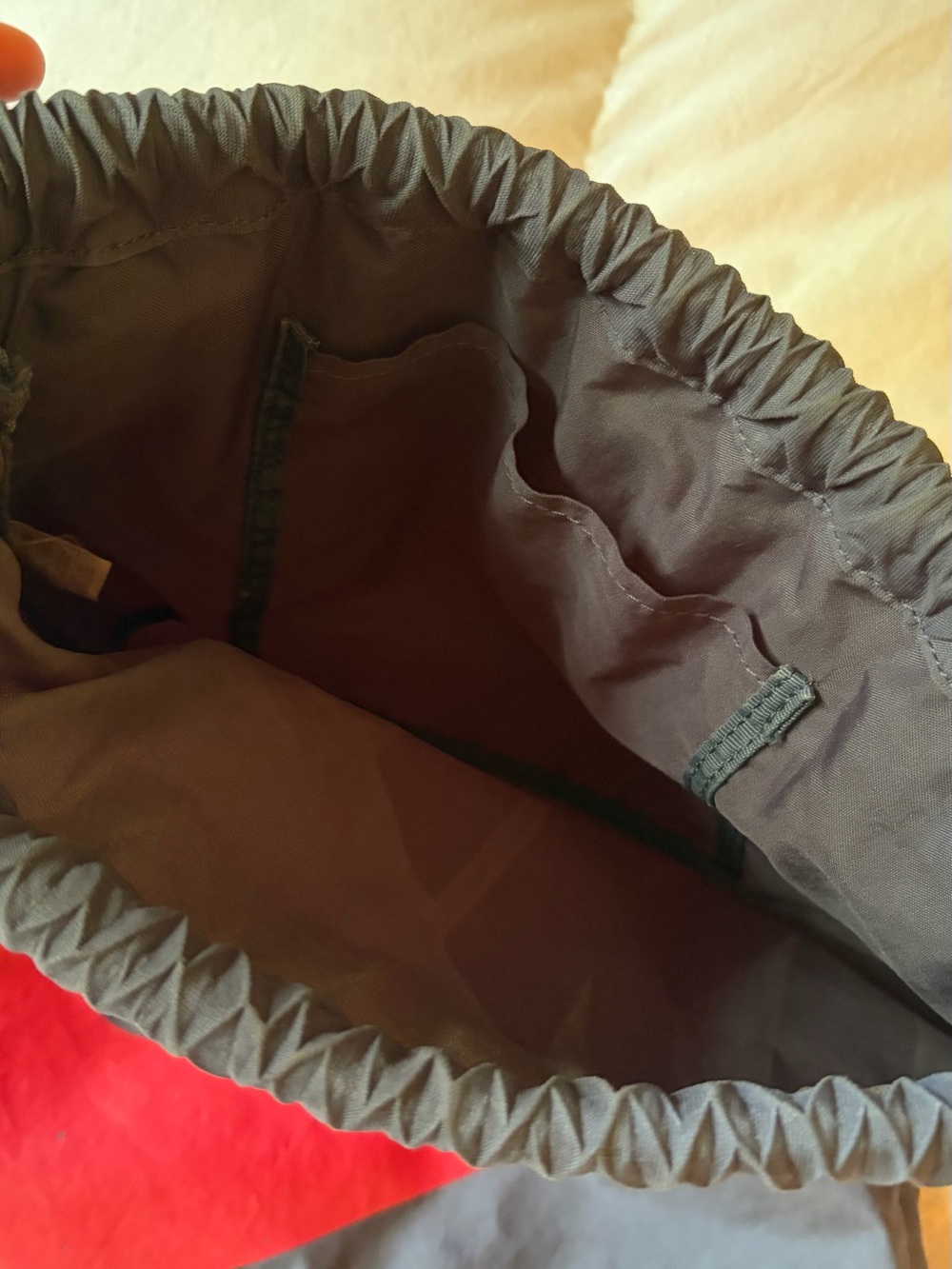 Nike Navy & Red Drawstring Sport Sack - Picture 3 of 4